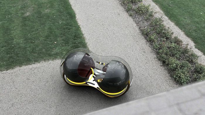 Студентка из Китая разработала для Рэно летающие машины-пузыри